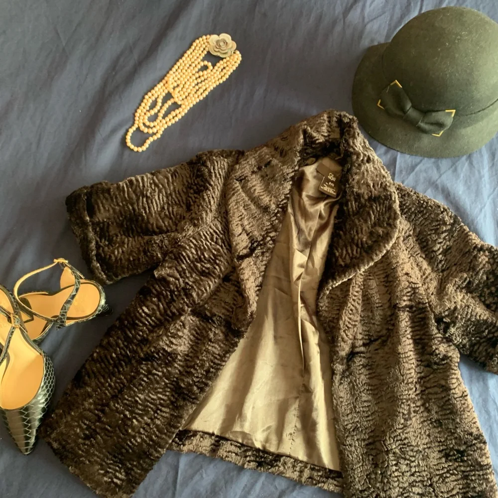 Like-New, Faux Fur Luii Jacket Size P/S - Picture 7 of 9